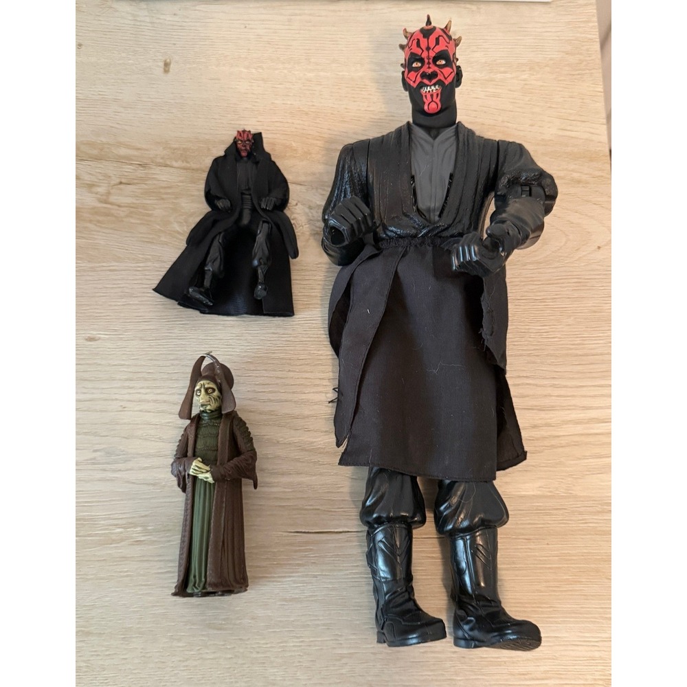 Star Wars Darth Maul Action Figure Lot Multi Sith Vintage 12in 3.75in Multi